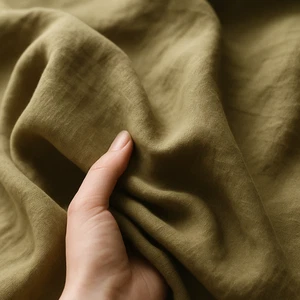 Linen Fabric by the Yard – Soft, Breathable, Durable | Multiple Colors & Uses - Picture 1 of 28