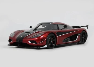 1:18 2017 Koenigsegg Agera RS -- Metallic Red / Black Carbon -- GT Spirit GT931 - Image 1 of 2
