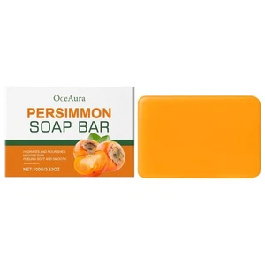 Persimmon Soothing Skin Soap Moisturizes and Locks Water GX - Picture 1 of 16