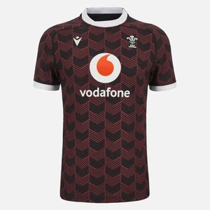 RUGBY WALES - SHIRT TRAINING BC JERSEY - MACRON - Season 2022/23 - Picture 1 of 3