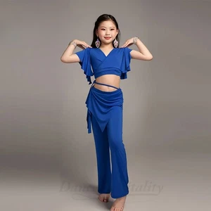 Disfraces de bailarina del vientre ropa de práctica profesional ropa de danza del vientre conjunto - Imagen 1 de 16