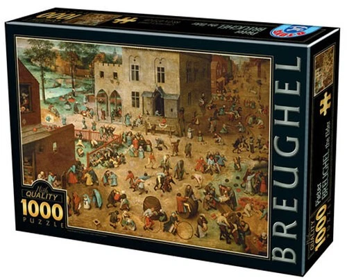 Puzzle (1000 T.) Die Kinderspiele, Pieter Bruegel der Ältere (D-Toys) NEU/OVP