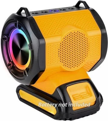Altavoz Bluetooth para Altavoz Pequeño Inalámbrico Batería Dewalt 20v con Función TWS Foto 1 de 4