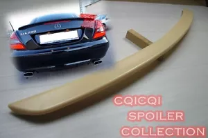 Painted MERCEDES BENZ 04-10 R171 SLK A type trunk spoiler color-650 white ◎ - Foto 1 di 4