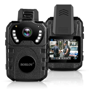 Body Worn Camera with Audio Video Recorder 1080P 64GB 2650mAh Battery 170° Angle - Picture 1 of 12