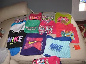 NIKE Young or Youth Girl's Long Sleeve T-Shirts, Cotton blend, All Sizes & Style - Picture 1 of 18