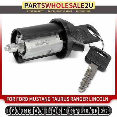 Cilindro de bloqueo de encendido Zamak 5 con llaves para Mercury Grand Marquis Ford Freestar Foto 1 de 4