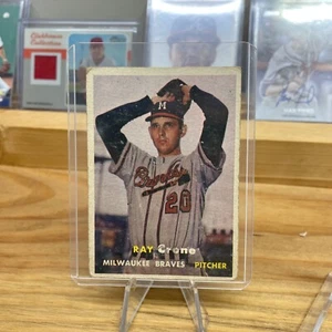 1957 Topps Ray Crone Braves Baseballkarte #68  - Bild 1 von 2
