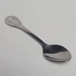 Vintage Tommee Tippee Spoon 5in Baby/Toddler/Child Stainless Steel Winnie Pooh - Picture 1 of 4