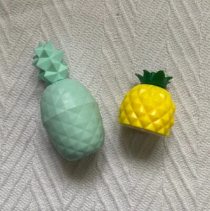 PINEAPPLE Pop Lip Balm Pineapple Shaped Balm Lot of 2 NEW - Picture 1 of 5