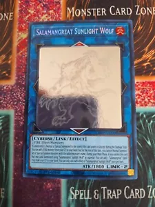 Yu-Gi-Oh! Salamangreat Sunlight Wolf LD10-EN000 Ghost Rare 1st Edition Near Mint - Picture 1 of 5