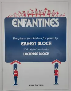 Ernest Bloch, Enfantines (Carl Fischer) Zehn Stücke für Kinder für Klavier NEU - Bild 1 von 5