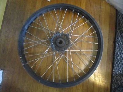 2006 Yamaha YZ450F  21" front wheel black rim lock hub spokes gforce - Image 1 of 4