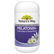 Nature's Way Melatonin+ Homeopathic Sleep Capsules 60 pack
