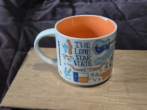 Starbucks Texas Coffee Mug Cup Been There Series 2017 White Ceramic 14 fl oz - Picture 1 of 5