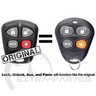 Automate EZSDEI474V 474A Remote Alarm Keyless Entry Key Fob TESTED 9023