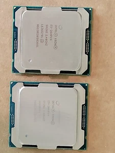 MATCHED PAIR INTEL XEON 10 CORE E5-2640 V4 @ 2.40GHz CPUs - SR2NZ - Picture 1 of 2