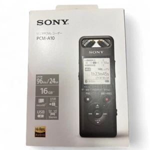 Sony PCM-A10 A10 Linear PCM Audio Digital Recorder High-Resolution Hi-res Black - Picture 1 of 13