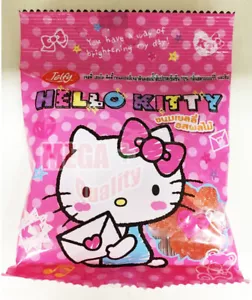 Jelly Gummy Chewy Candy Hello Kitty Strawberry Orange Thai Fruit Flavor 40 g - Picture 1 of 2