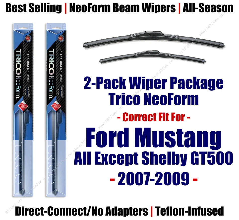 Limpiaparabrisas NeoForm súper premium de 2 unidades para Ford Mustang 2007-2009 - 16220/200 Foto 1 de 1