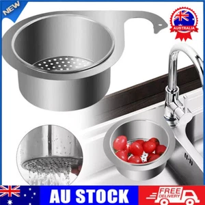 Kitchen Sink Rack Strainer Basket Stainless Steel Filter Swan-Shaped Drain ZR - Picture 1 of 16