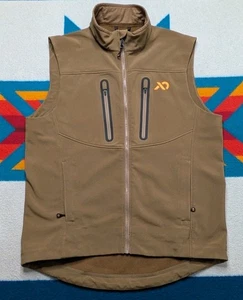 First Lite Catalyst Vest Softshell Full Zip Jacket Hunting Outdoor Brown Medium - Picture 1 of 6
