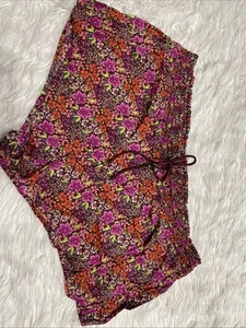 Pantalones Cortos para Dormir Victoria’s Secret Salón - Borgoña/Floral Talla XL NUEVOS CON ETIQUETAS - Imagen 1 de 4