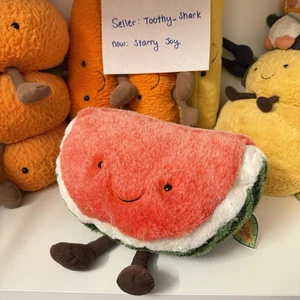 Jellycat LARGE Amuseables Watermelon BNWT - Retired Very Rare -Fast Ship from US - Picture 1 of 7