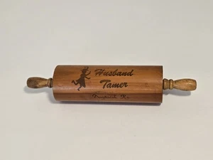 Vintage Husband Tamer  Rolling Pin Souvenir Dogpatch Kentucky Mini 6" - Picture 1 of 6