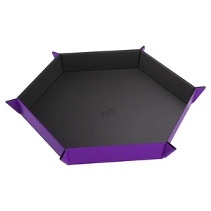 Dice And Gaming Accessories Dice Towers And Trays Black/Purple Hexagonal Magnet - Picture 1 of 1