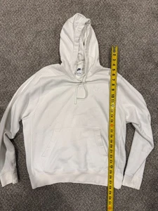Sudadera Nike Mediana Básica Algodón Nike Logo Swoosh Sudadera con Capucha Blanca - Imagen 1 de 4