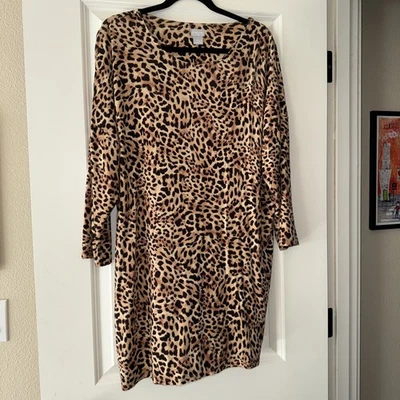 Túnica/vestido Chicos talla 3 leopardo nuevo sin etiquetas Foto 1 de 3