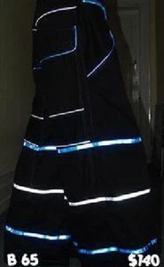 Raver ore Techno Hardstyle Tanz Hose fluoreszierend Shuffle DJ PHAT Pants n16 - Bild 1 von 1