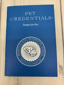 folleto credenciales de mascotas pasaporte para mascotas - Imagen 1 de 8