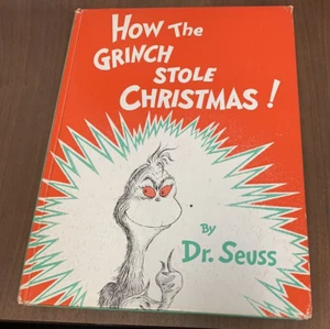 How The Grinch Stole Christmas Dr. Suess 1957 1st Edition Early Print HC - Picture 1 of 14