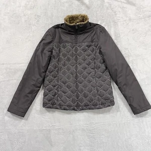 Athleta Jacket Quilted Fleece Lined Full Zip Women's Small Athletic Geometric - Picture 1 of 9