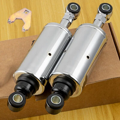 Pair Rear Shocks Set Adjustable For Harley Softail Models 1989-1999 / Fat-Boy US — 第 1/4 张图片
