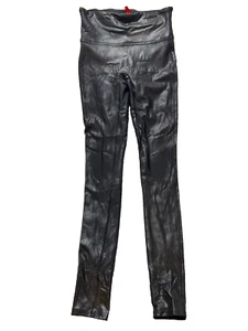 SPANX Hose Damen Small (24x28) schwarz schimmernde Leggings Pull On Knöchel Training - Bild 1 von 7