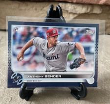 2022 Topps Blue Border Parallel #160 Anthony Bender RC - Seattle Mariners