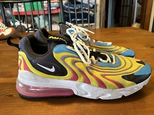 Men’s 12 - Nike Air Max 270 React ENG Running Shoe Laser Blue/Multi - Picture 1 of 8