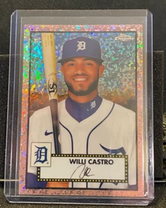 Willi Castro 2021 Topps Chrome Platinum - Rose Gold #59/75 Tigers - #261 - Picture 1 of 2