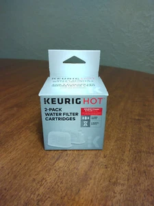 Paquete de 2 cartuchos de filtro de agua Keurig Hot ayuda a eliminar las impurezas del agua nuevo en caja - Imagen 1 de 5