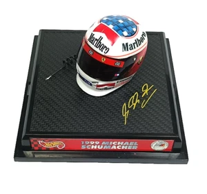 Michael Schumacher Helm 1999 Formel1 Ferrari Funkkabel Tabak Werbung F1 1:8 - Picture 1 of 10