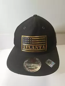 Atlanta, Original, USA Black Snapback Baseball Hat/Cap - Picture 1 of 7