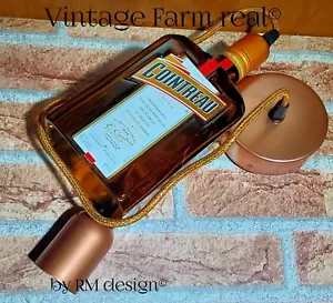 Cointreau da 1 l -Lampada a sospensione-portalampada in metallo color rame - Foto 1 di 4