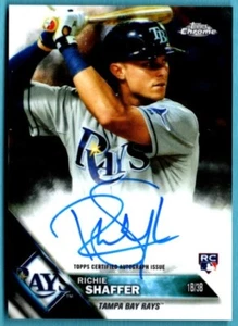 2016 Topps Chrome Rookie Autograph Auto Richie Shaffer CARD # RA-RSH - Picture 1 of 1