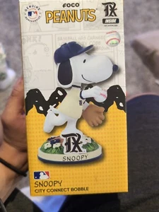 Texas Rangers Snoopy Peanuts City Connect Bobblehead /150 - Picture 1 of 1