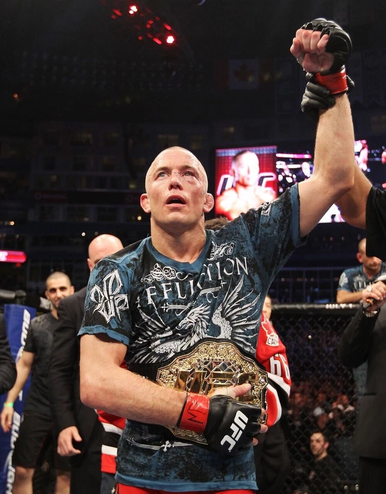 Foto 8x10 Georges St-Pierre UFC sin firmar Foto 1 de 1