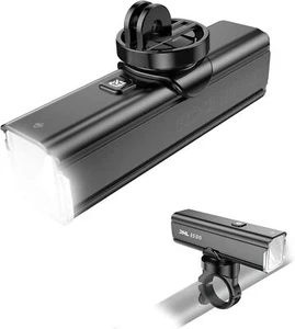 ROCKBROS 1500LM Bicycle Cycling Front Light Headlight Waterproof Rechargeable - Picture 1 of 12