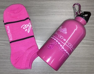 NEW HOT PINK BARBIE ALUMINUM WATER BOTTLE 13OZ with +FREE GIFT - Picture 1 of 11